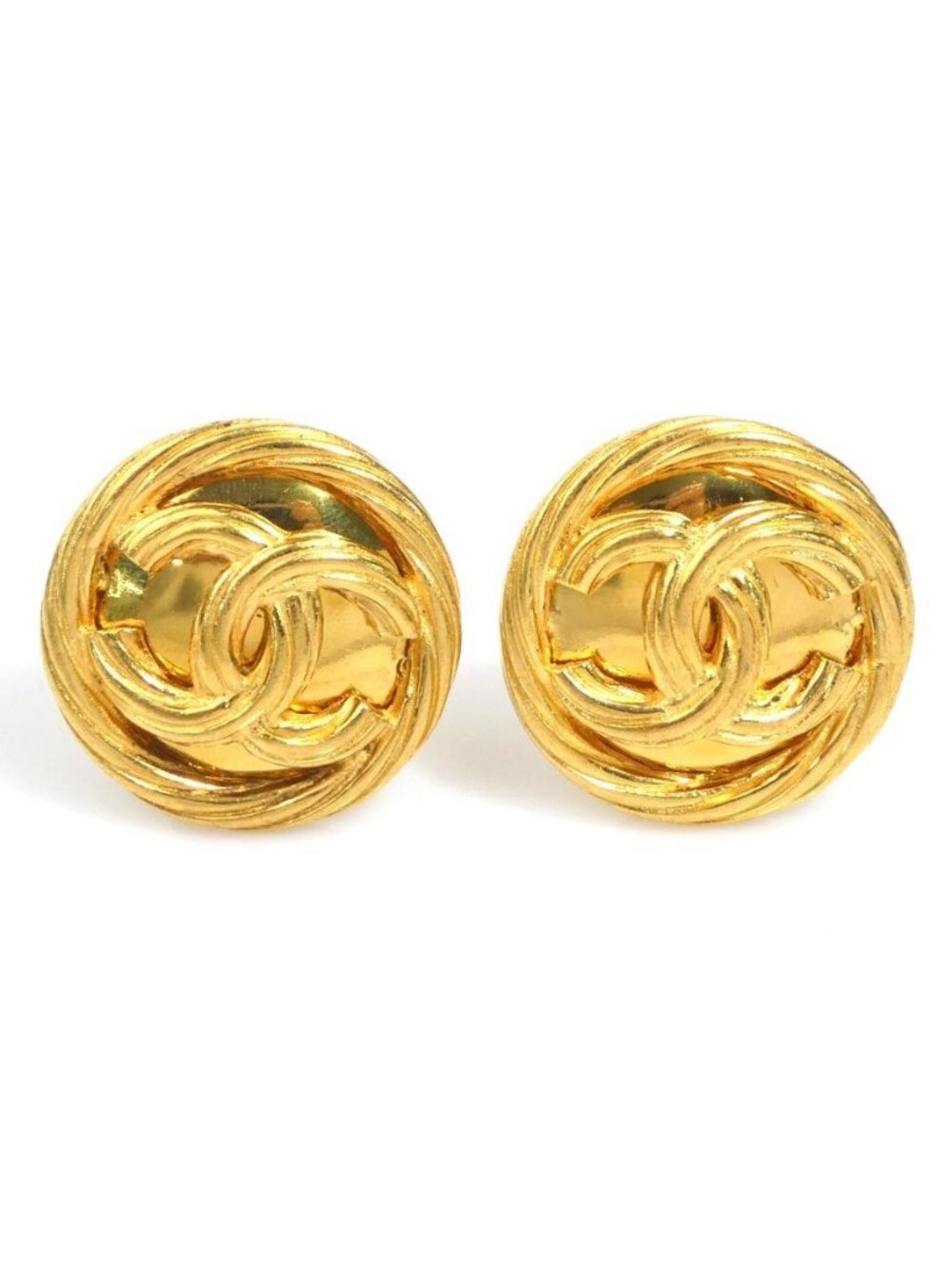 Chanel Earrings CC Logo